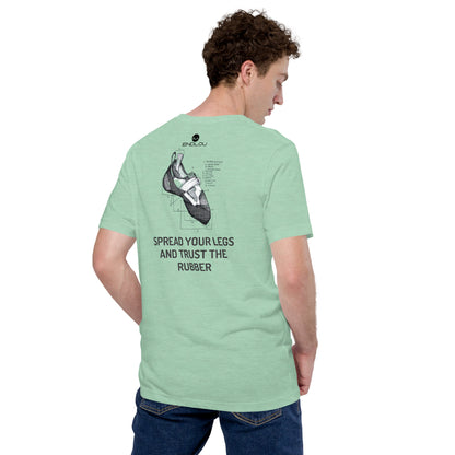 ENDLOU climbing shoes Unisex t-shirt