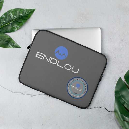 EndLou Its Time to Travel Laptop Sleeve