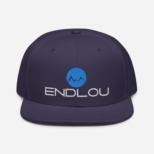 EndLou Navy Snapback Hat