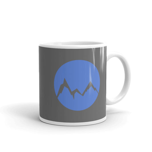 EndLou Logo White/Gray glossy Mug